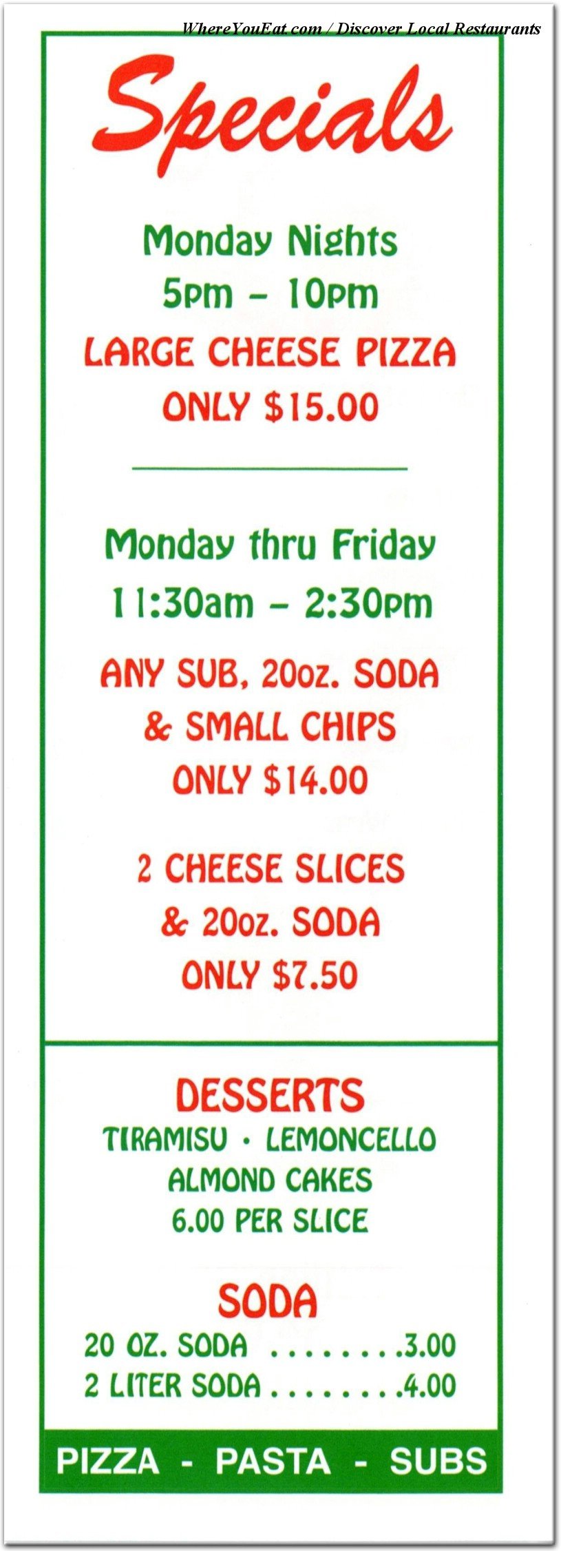 menu 4